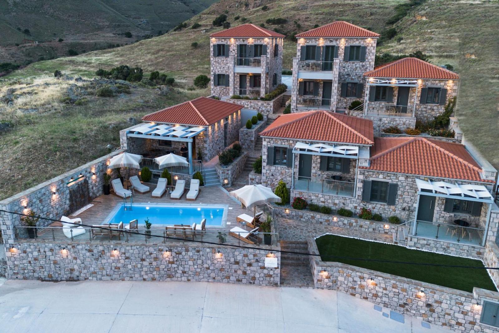 Lithoessa Luxury Apartments Agios Ioannis Kaspaka 外观 照片